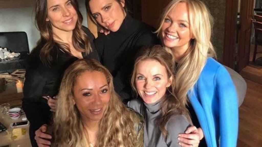 Foto de la reunión de las Spice Girls.