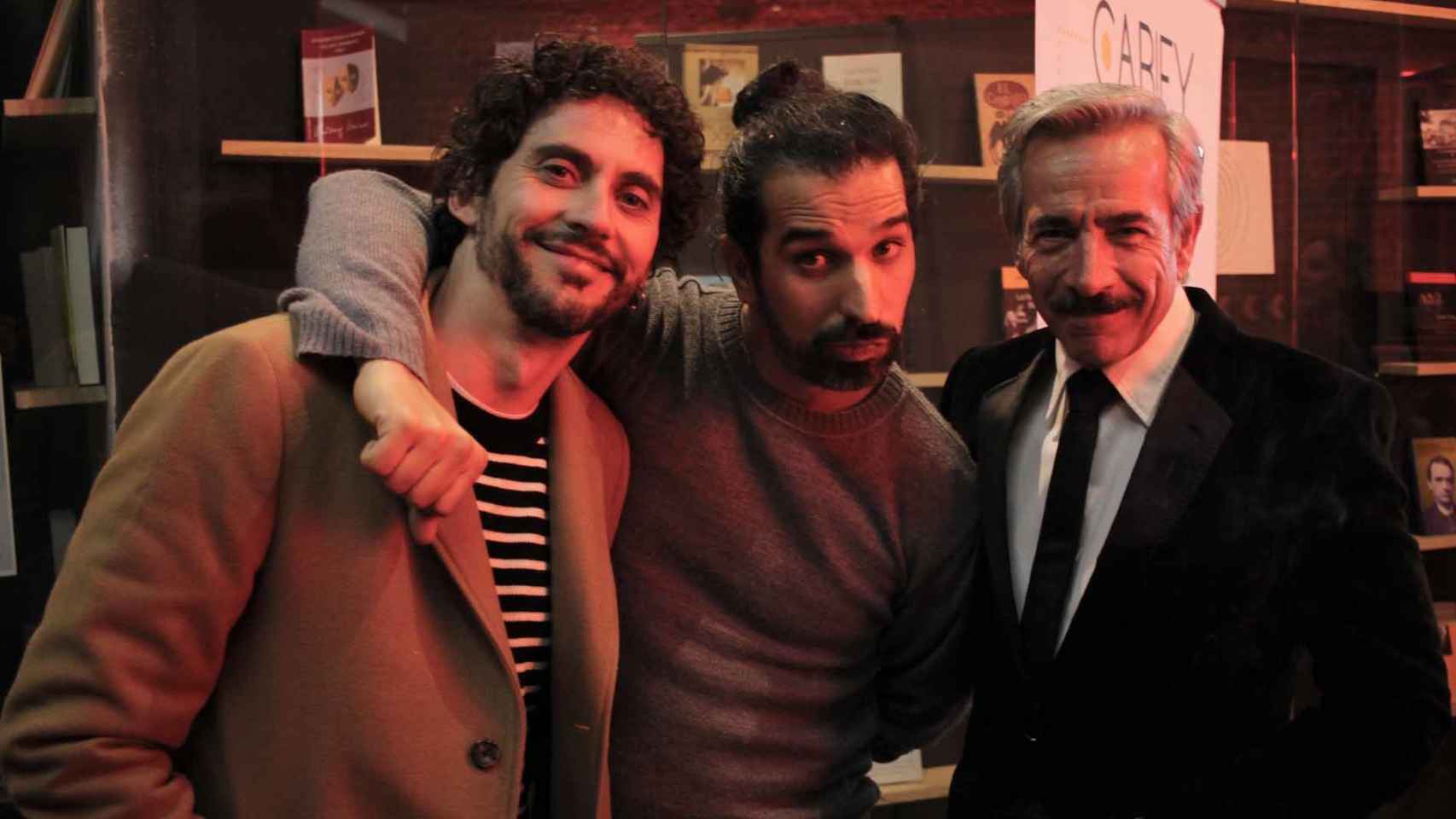 Paco León, Javi Ruiz Calder e Imanol Arias en otra de las galas.