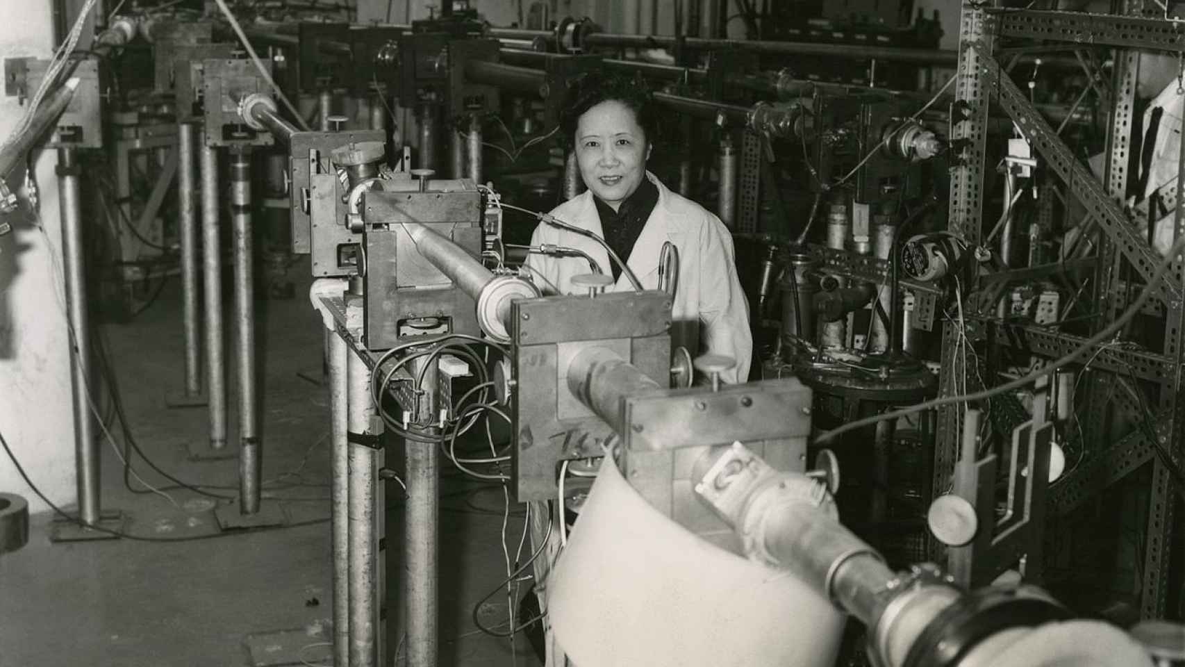 La física Chien-Shiung Wu en la Universidad de Columbia
