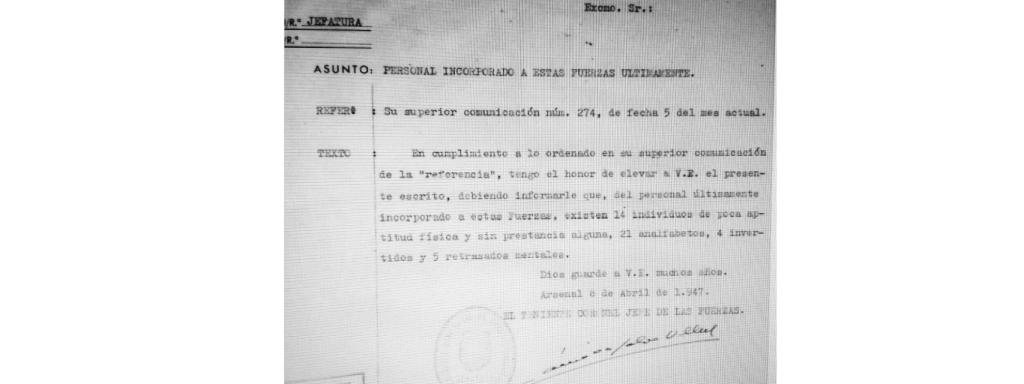 Detalle de la carta de la Marina.