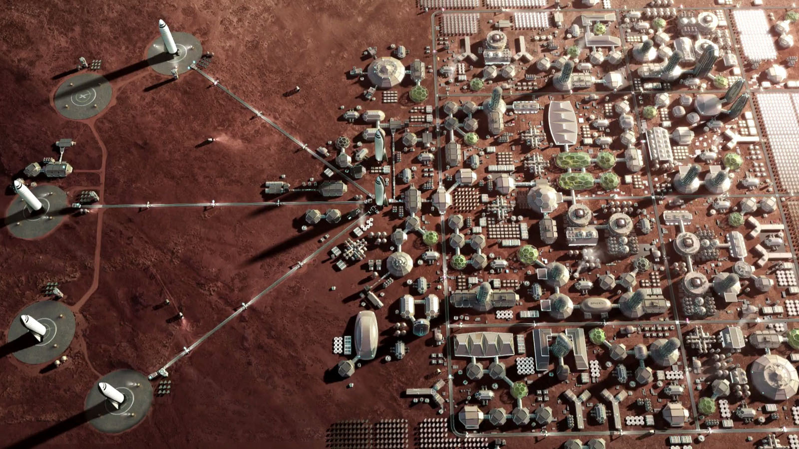 ciudad en marte spacex elon musk