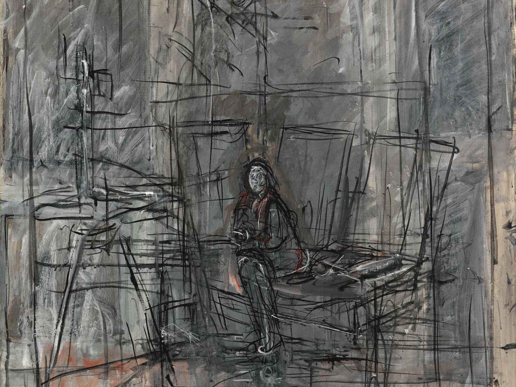 Isabel en el estudio, vista por Giacometti.