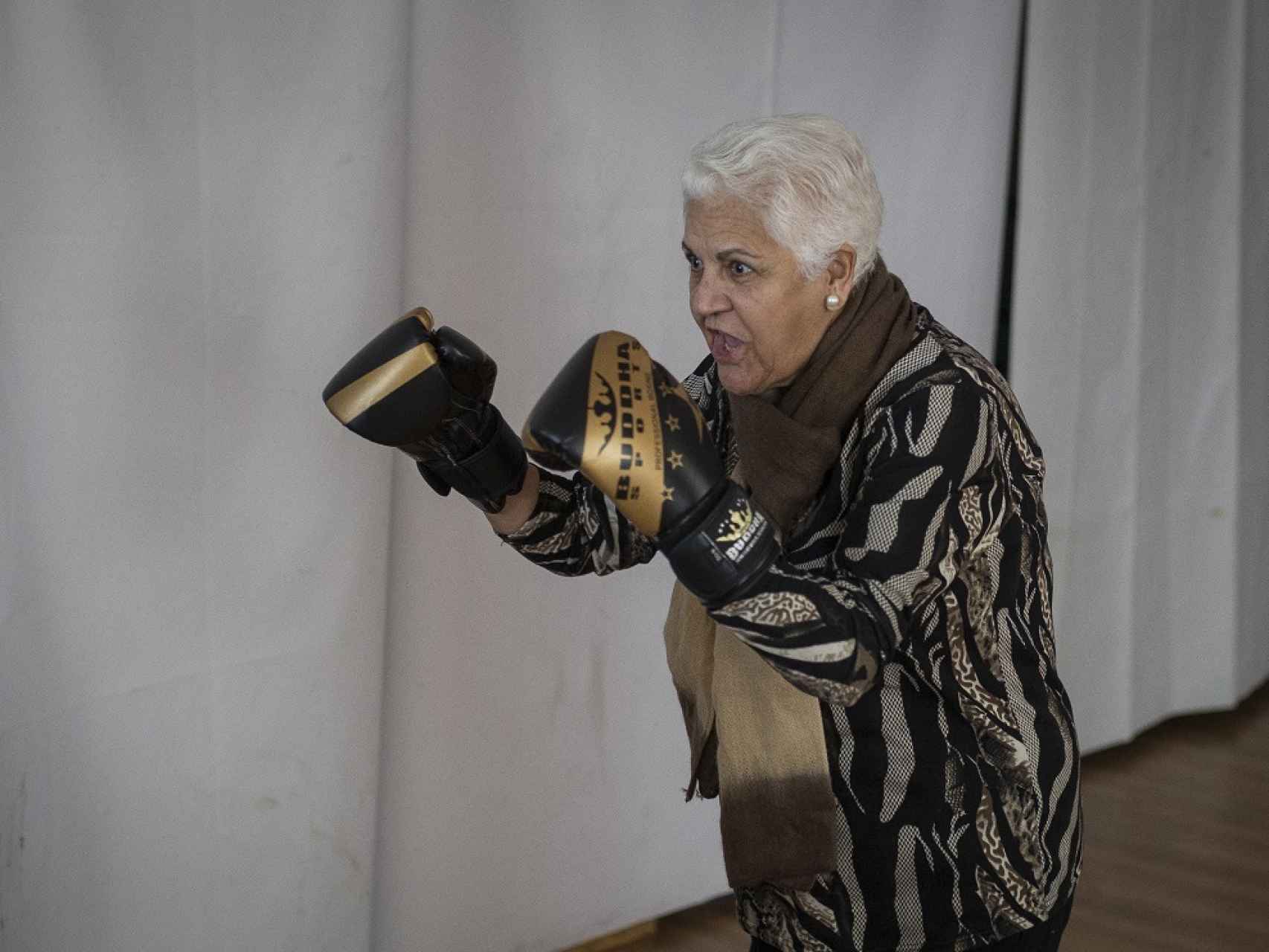 Carmen Sánchez, 80 años, viuda. Ha vencido al cáncer en dos ocasiones.