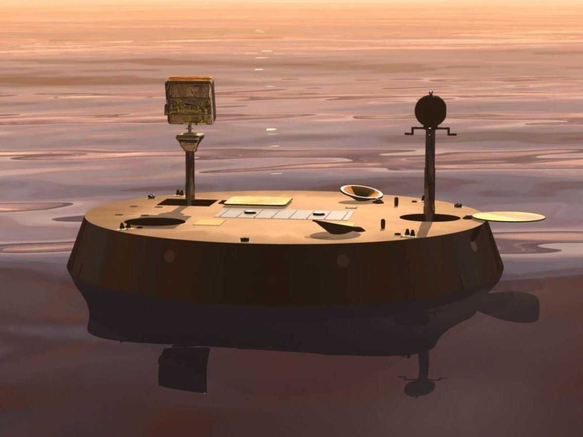 submarino titan saturno sonda