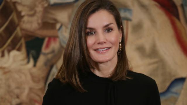 La reina Letizia en su último acto público.