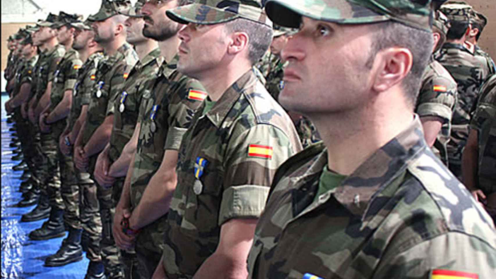 Militares del Ejército español./