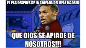 Meme de Neymar. Foto. memedeportes.com