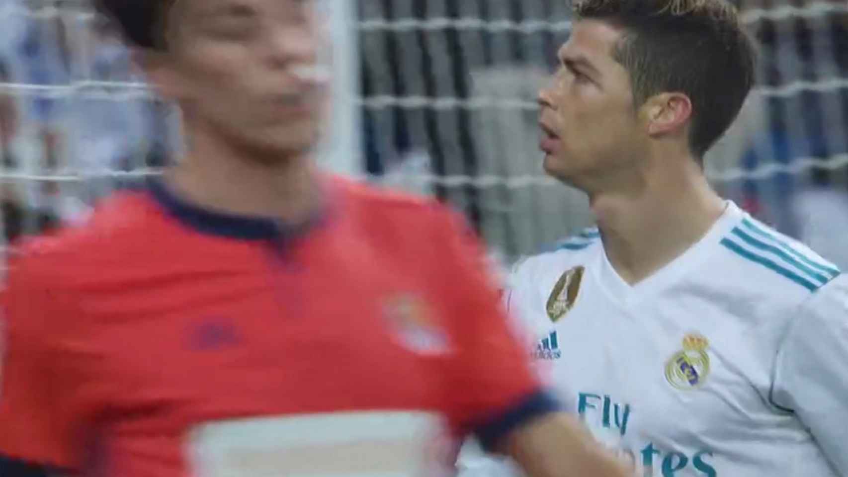 Cristiano Ronaldo celebra su gol ante la Real Sociedad
