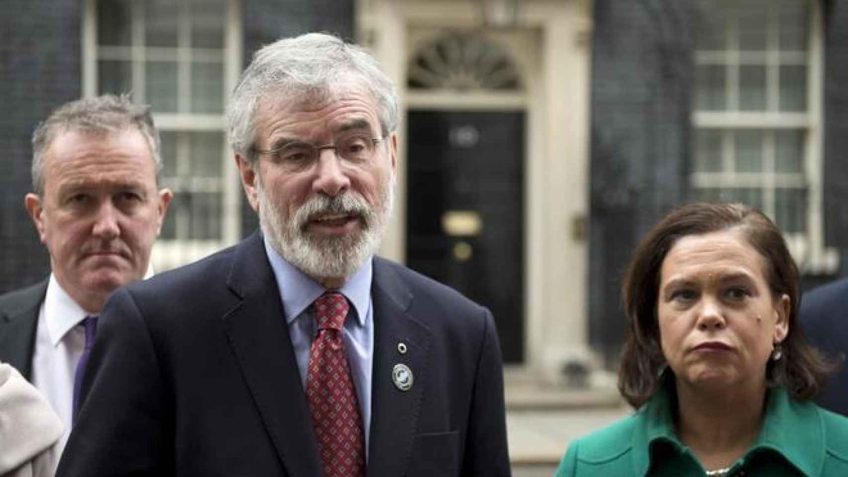 Gerry Adams y Mary Lou McDonald, nueva presidenta del Sinn Féin.