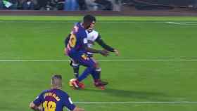 Penalti del Barça no señalado