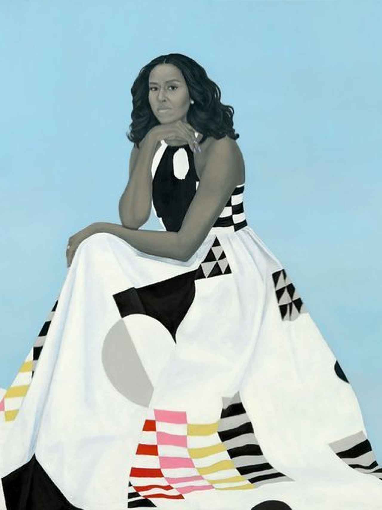 Michelle Obama, pintada por Amy Sherald.