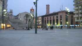 Imagen de la antigua plaza de la Constitución de Girona.