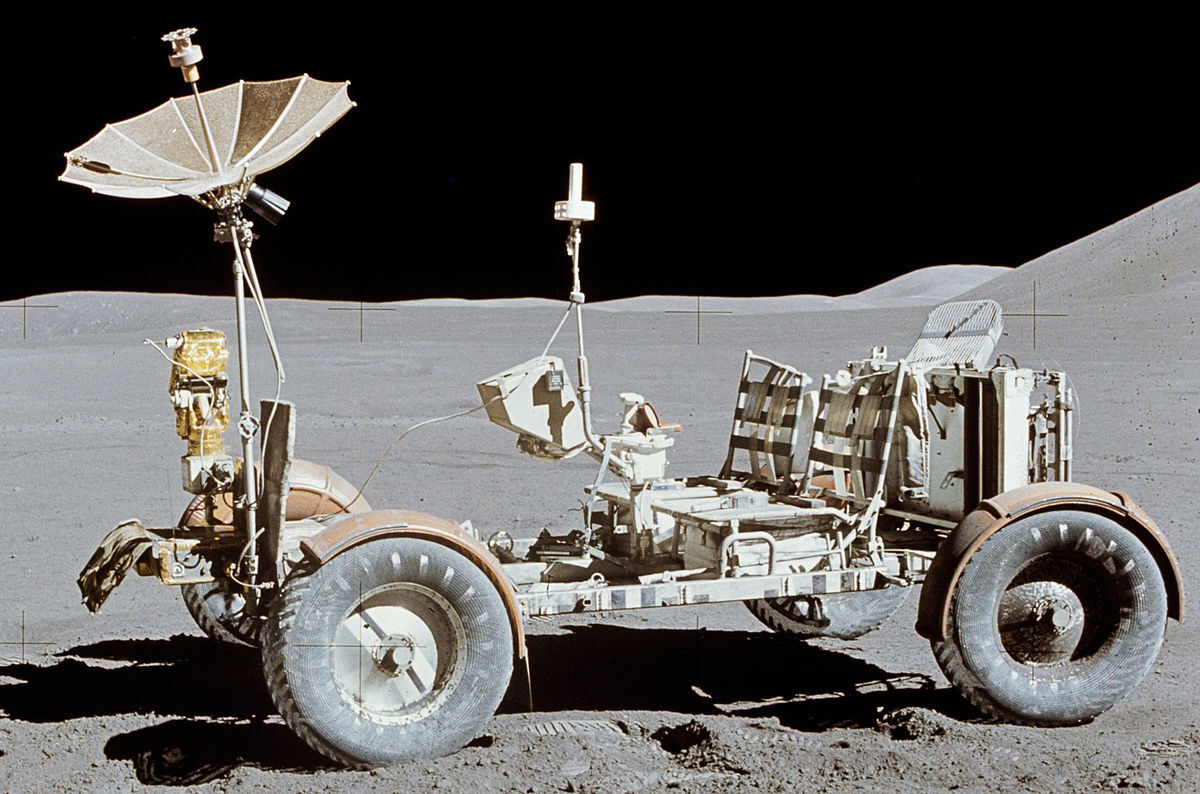 lunar rover apolo 13 vehiculo la luna
