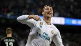 Cristiano Ronaldo en la celebración de su segundo gol al PSG.