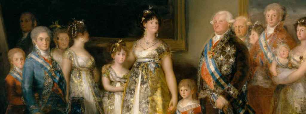 La familia de Carlos IV de Goya.