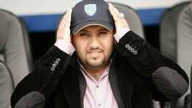 Sulaiman Al-Fahim, con la camiseta del Portsmouth.