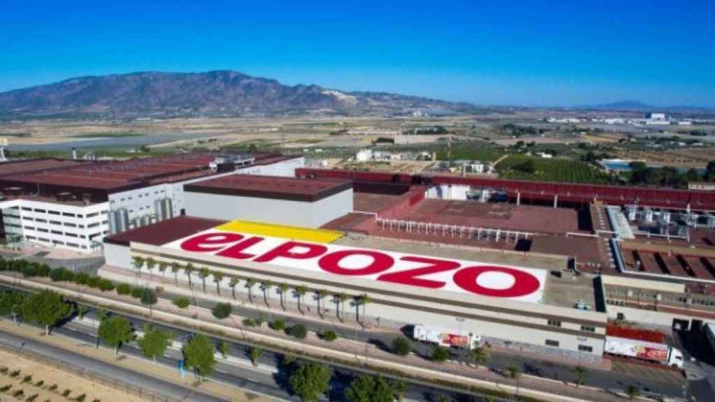 Vista aérea de una fábrica de ElPozo.