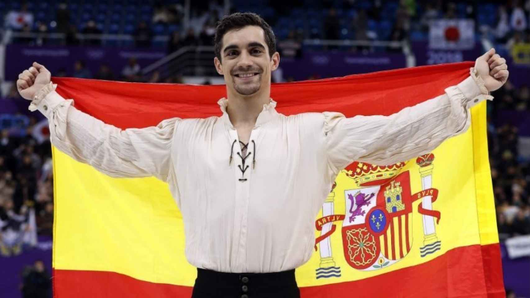 Javier Fernández, bronce en los Juegos de Invierno. Foto: Twitter (@COE_es).