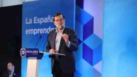 Rajoy, durante su discurso en Alicante.