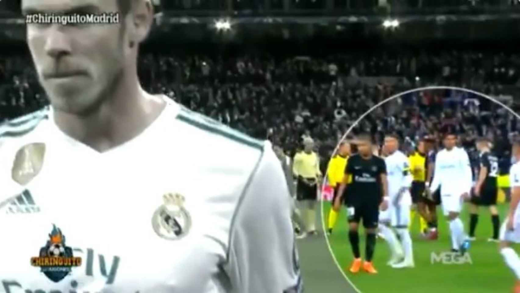 Sergio Ramos llama a Gareth Bale, pero este se marcha a los vestuarios