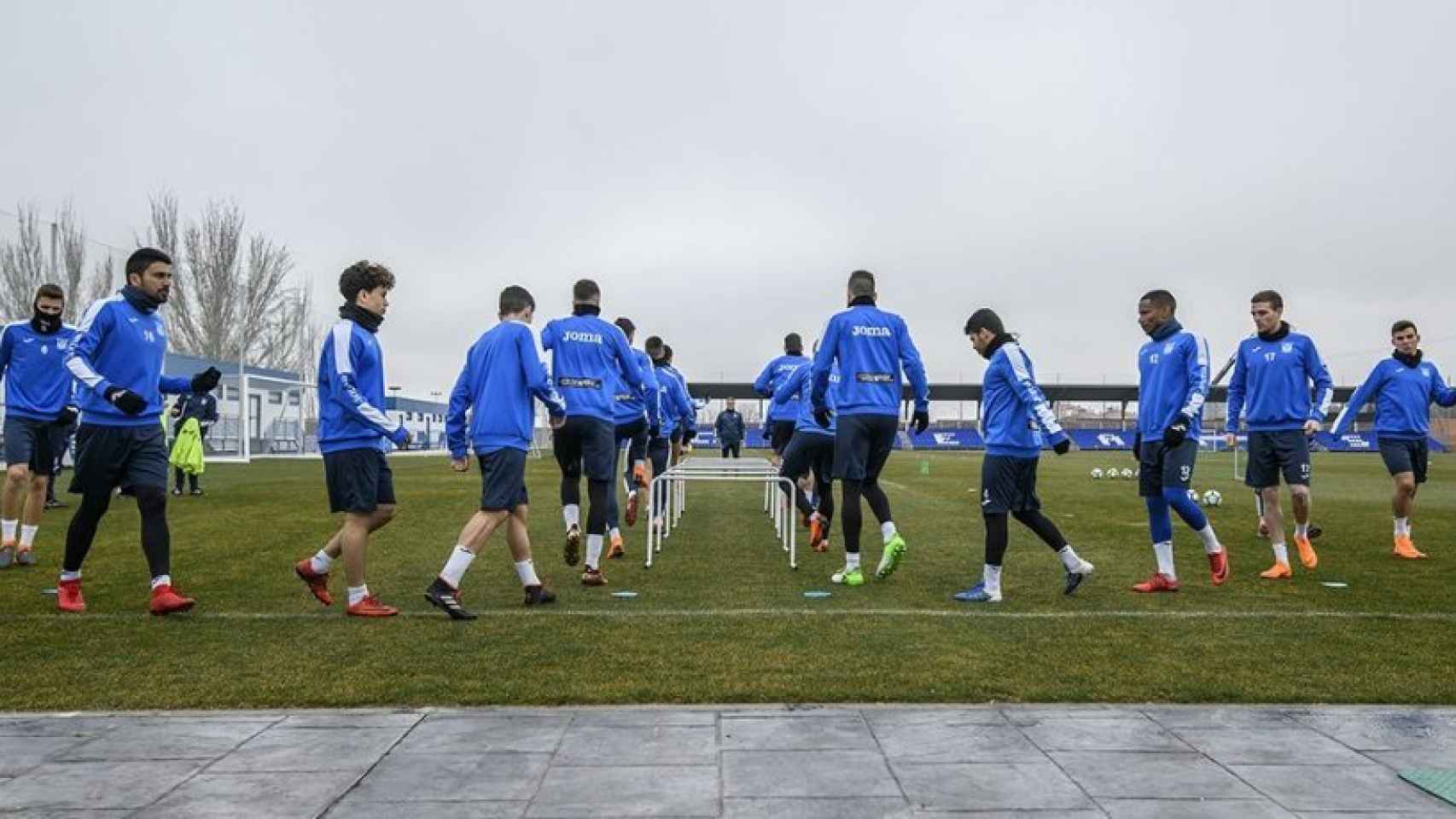 El Leganés prepara el partido ante el Real Madrid del miércoles 21 de febrero en Butarque. Foto: (@CDLeganés)