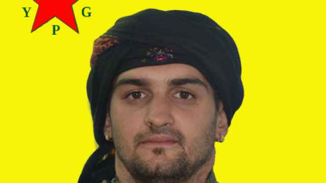 Samuel Prada, en una imagen difundida desde la web del YPG.