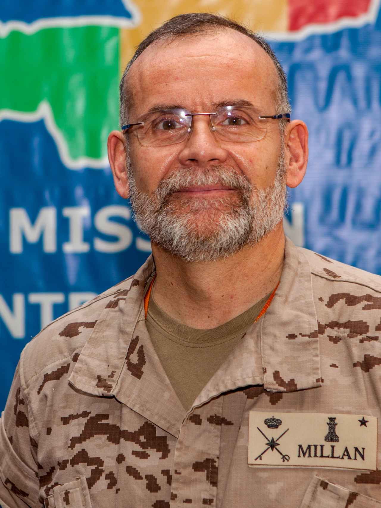 El general Millán (57 años), al frente de EUTM-Mali.