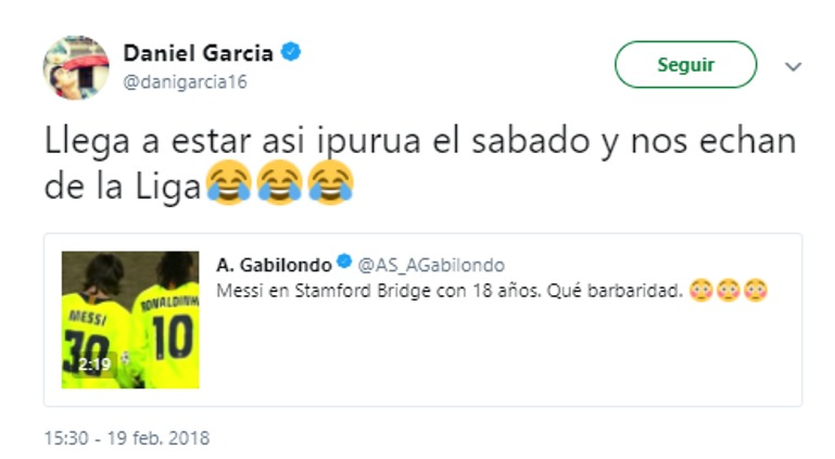 Tuit de Dani García