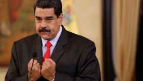 Nicolás Maduro en una rueda de prensa en Caracas