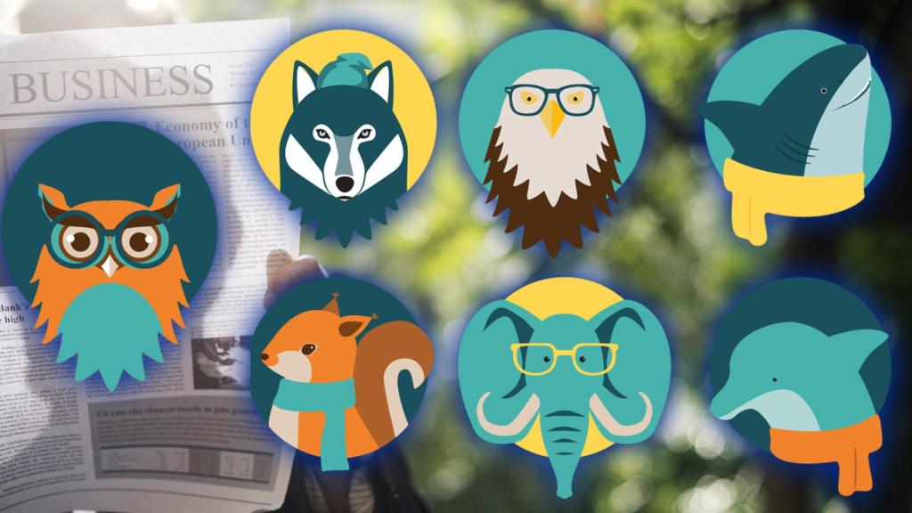 Lobo, águila, delfín, ardilla, elefante o delfín. ¿Tú cuál eres?