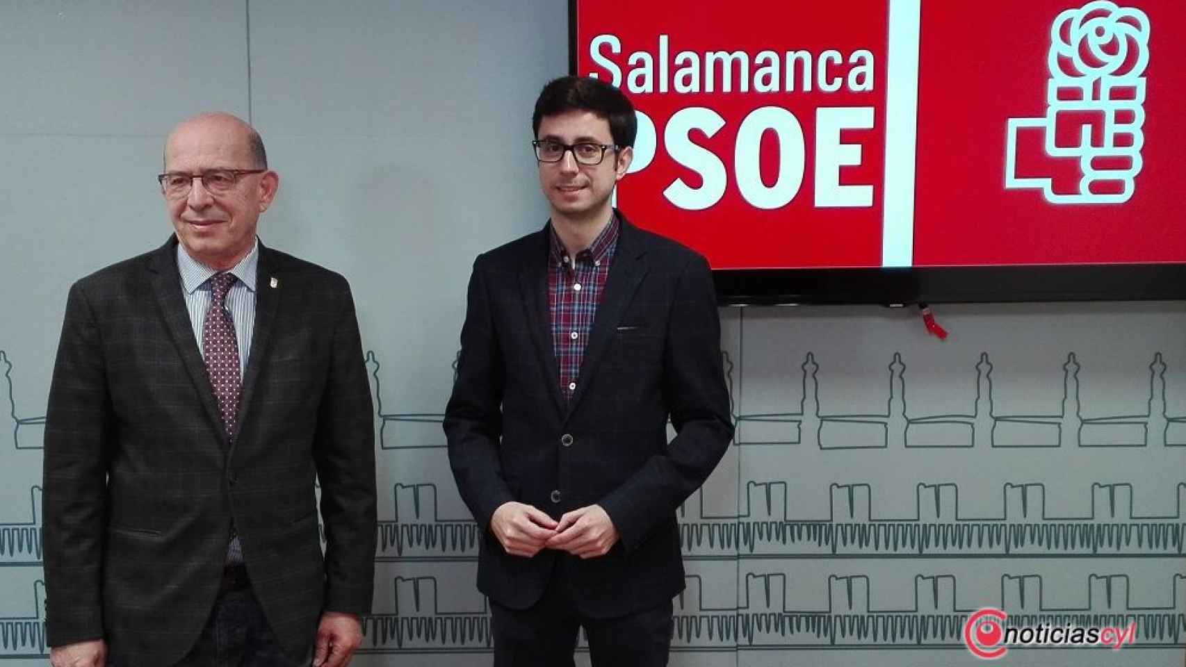 Arturo Santos y Jose Luis Mateos PSOE