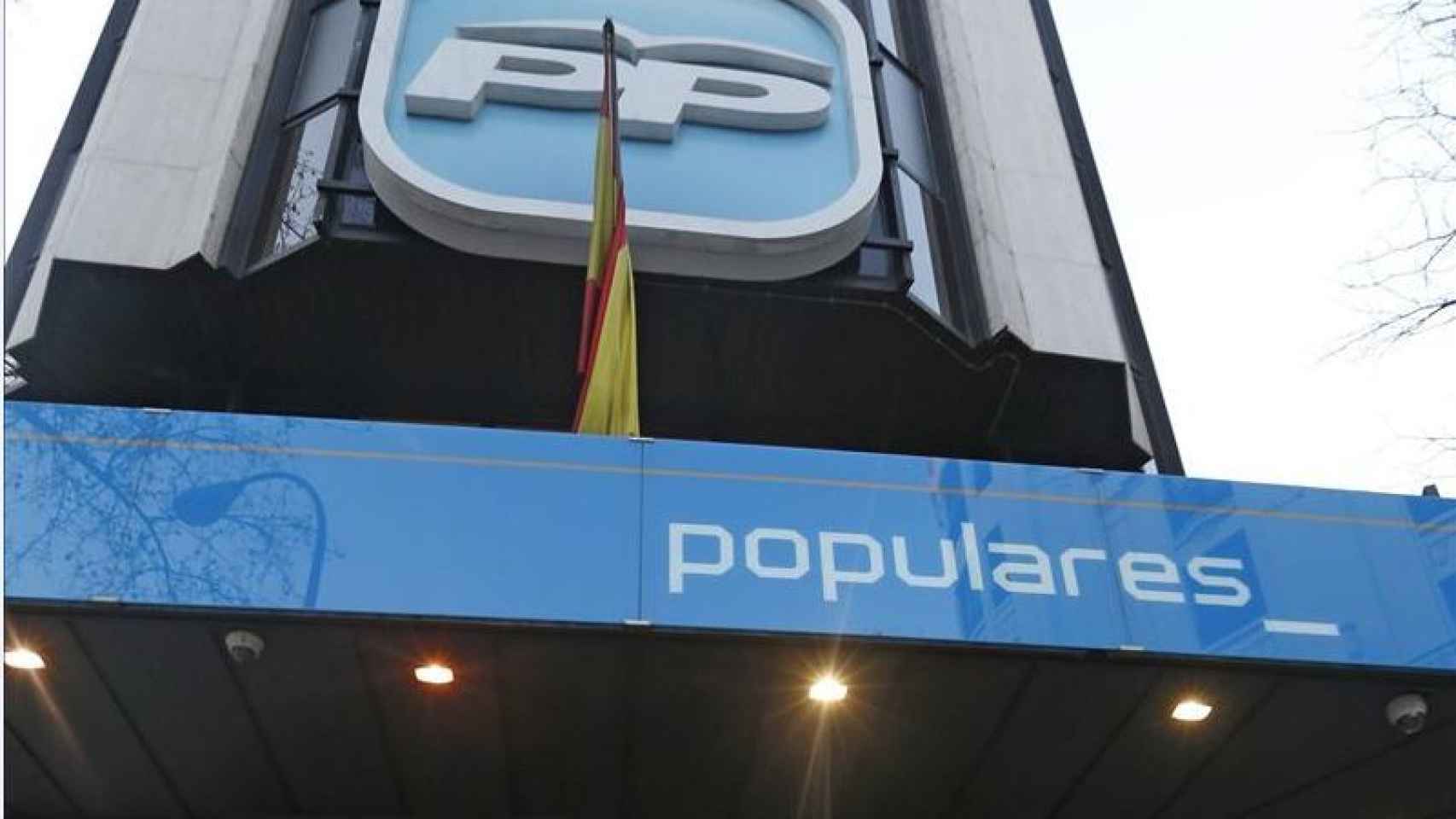 La sede del PP nacional en Madrid.