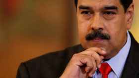 Nicolás Maduro durante una rueda de prensa.
