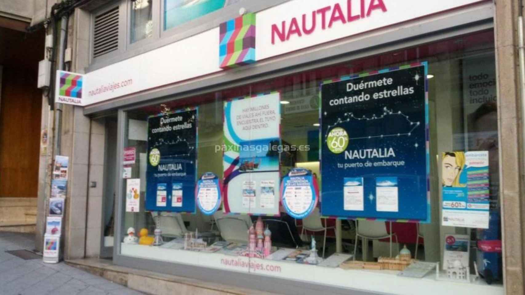 Una agencia de viajes de Nautalia.