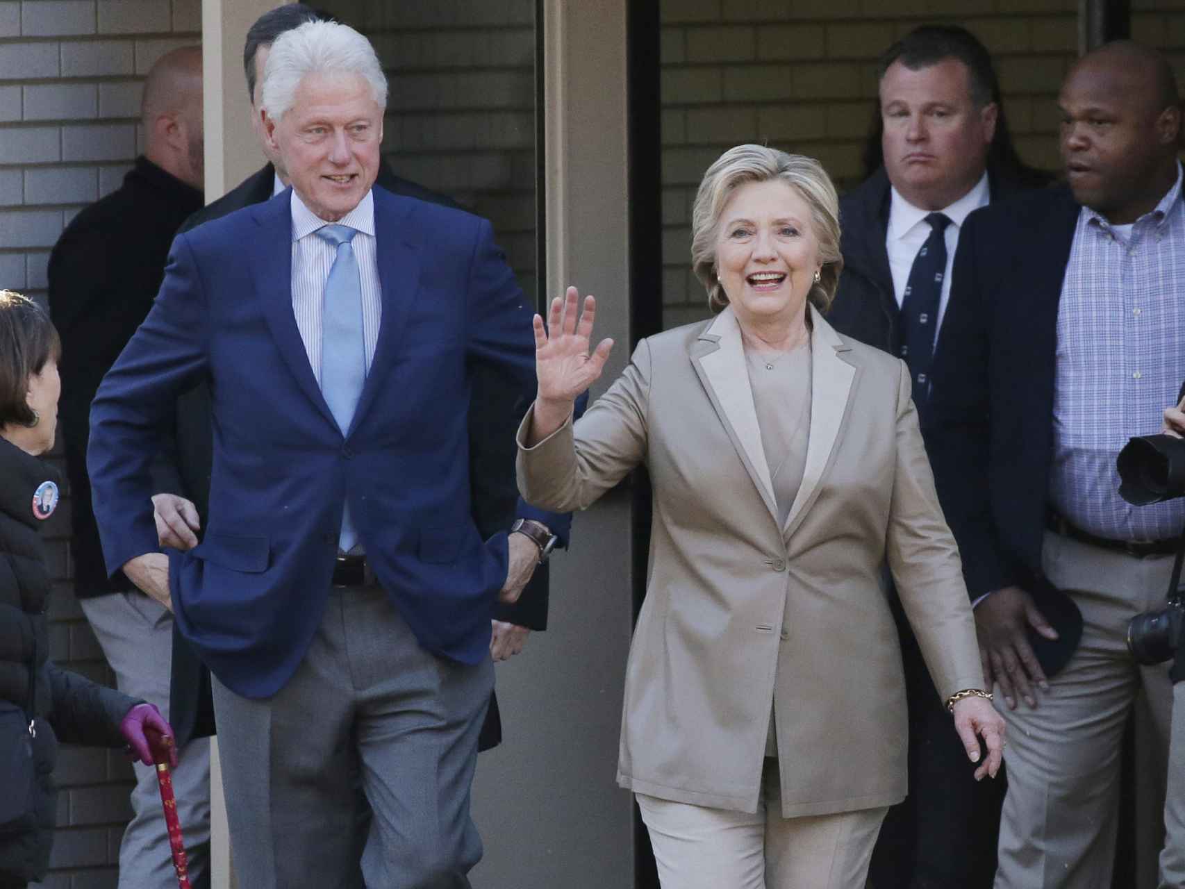 Hillery y Bill Clinton. Gtres.