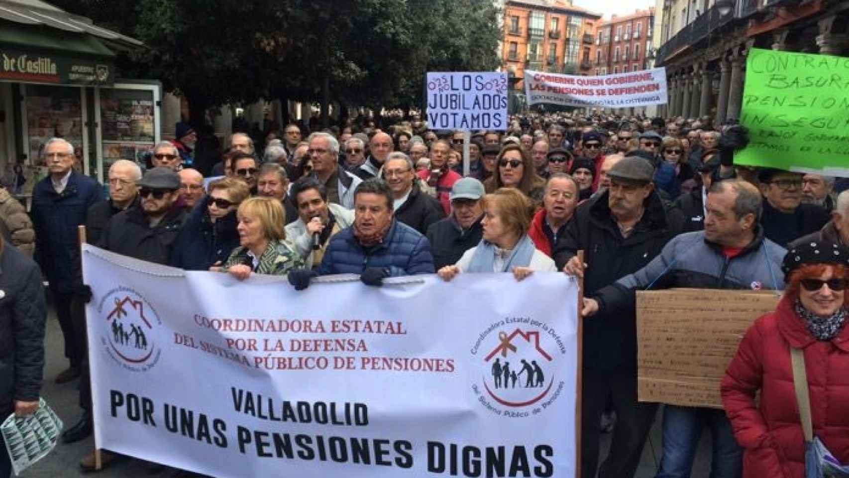 manifestacion pensiones valladolid jubilados 5