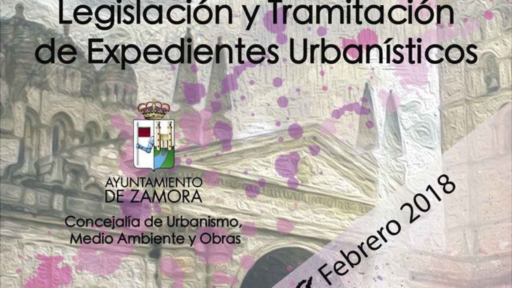 zamora cartel jornada urbanistica licencias