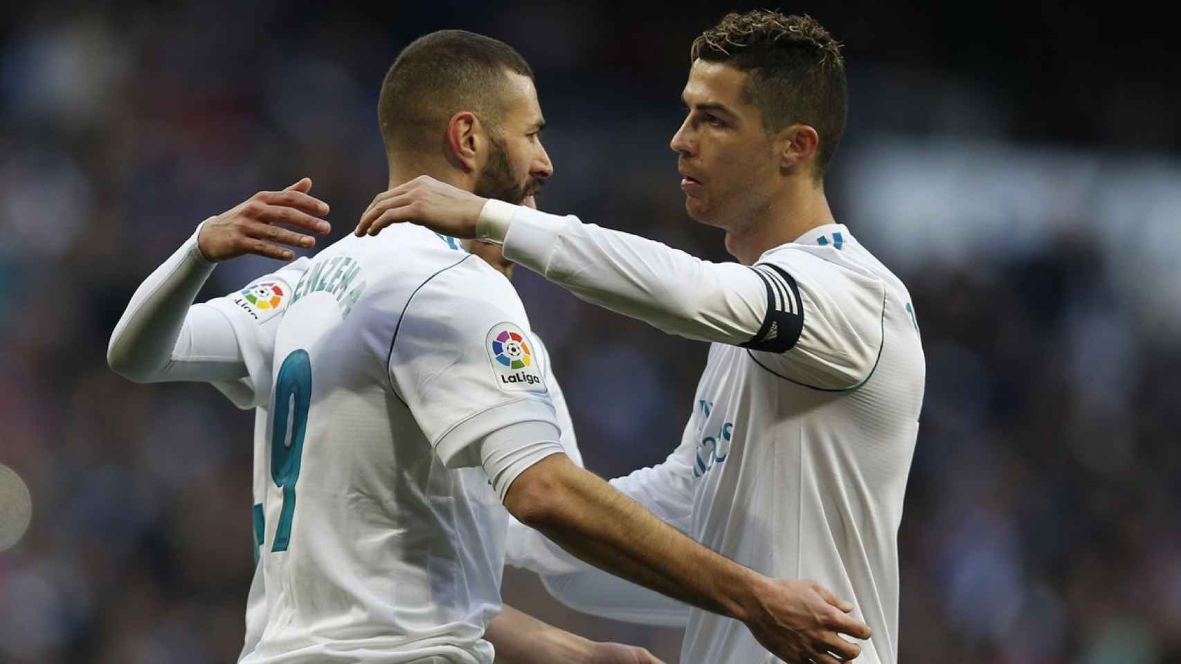Cristiano Ronaldo, el protector fiel de Benzema en el Santiago Bernabéu