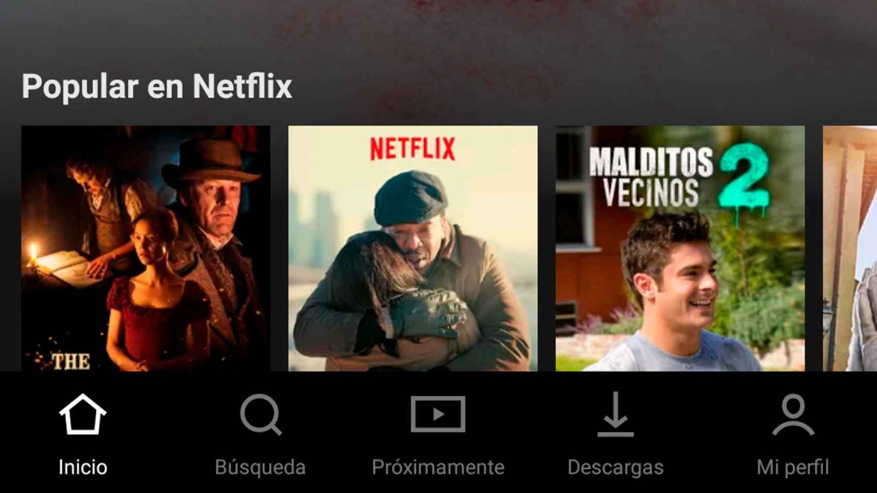 Netflix para Android estrena interfaz con una sección de trailers