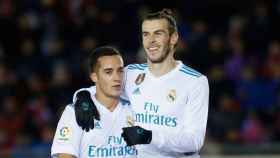 Lucas celebra el gol de Bale
