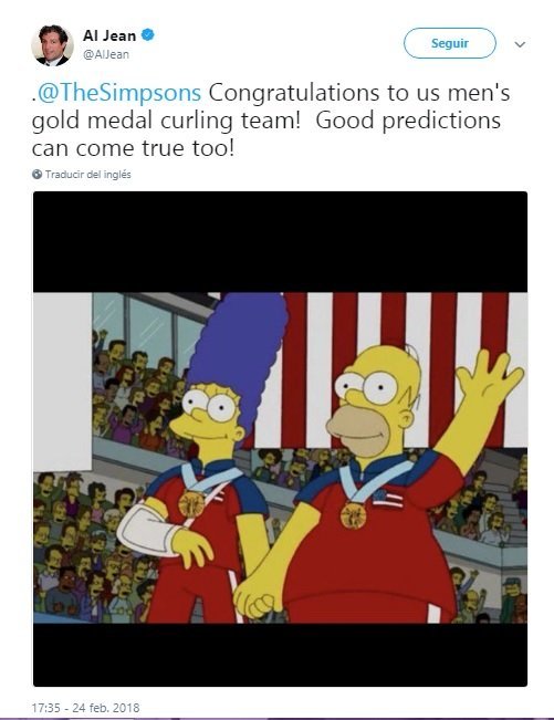 Los Simpsons predicen otro hecho histórico del deporte