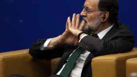 El presidente del Gobierno, Mariano Rajoy, este lunes en Túnez.