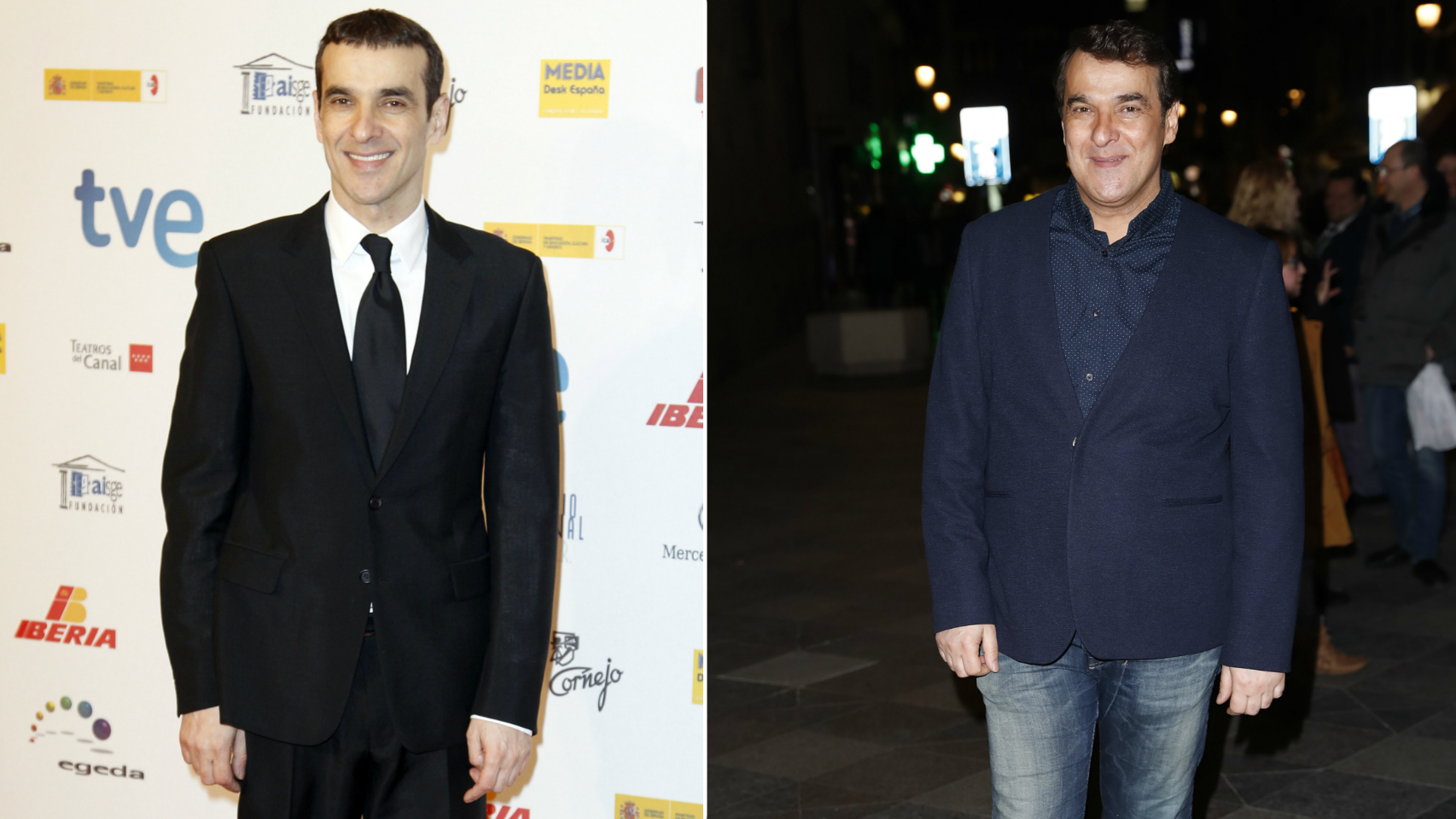 El antes y el después del actor Luis Merlo.