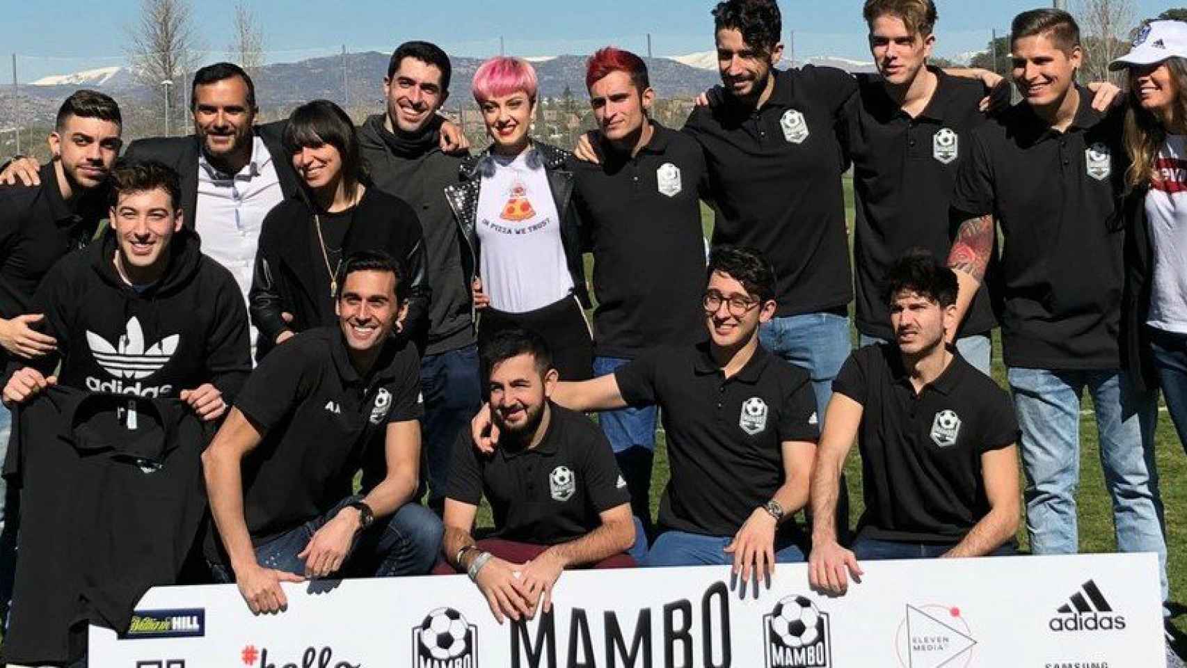Equipo del Mambo FC, dirigido por Arbeloa. Foto: Twitter (@SomosMamboFC)