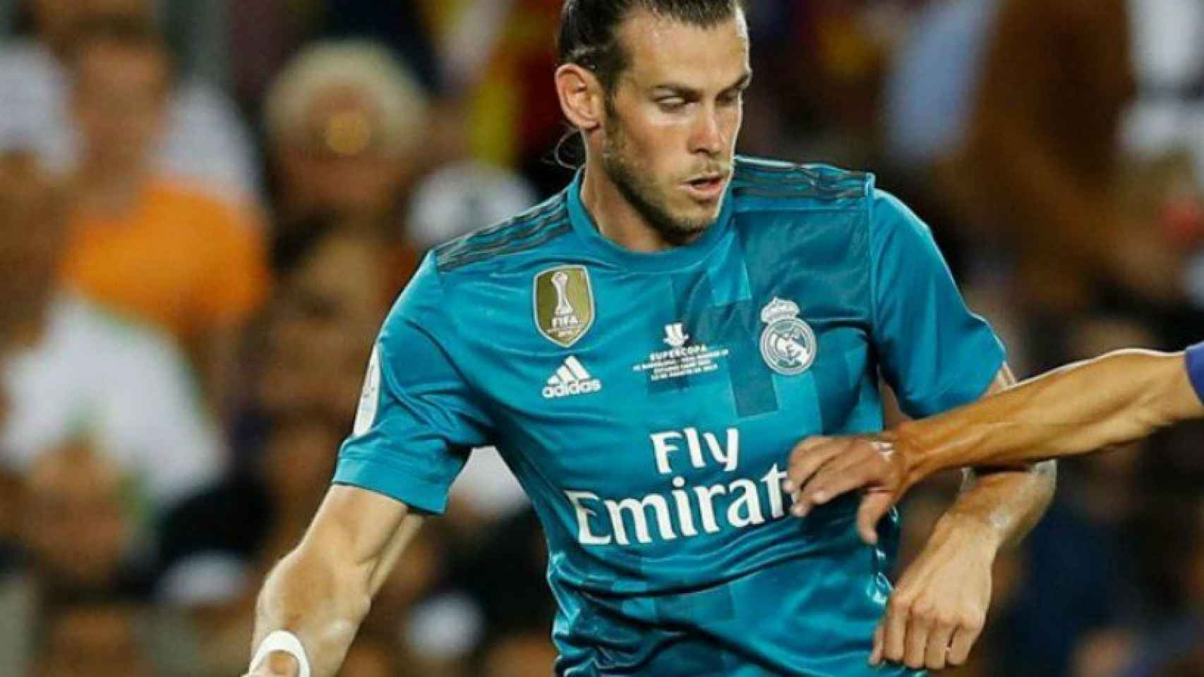 Gareth Bale, en un partido con el Madrid