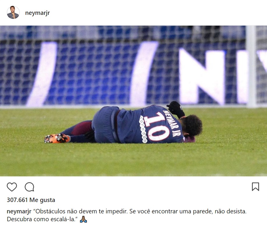 Neymar se pronuncia tras su lesión