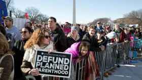 Imagen de las marchas por la vida y en contra del aborto el pasado enero en EEUU.