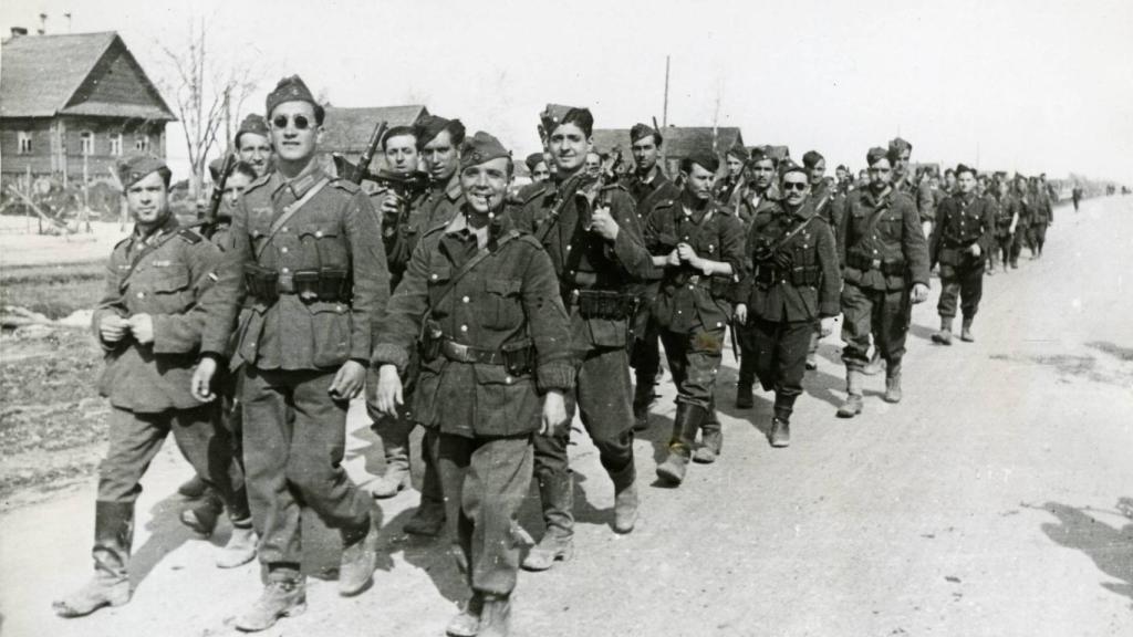 La División Azul estuvo activa entre 1941 y 1943, principalmente en los combates en la Unión Soviética.