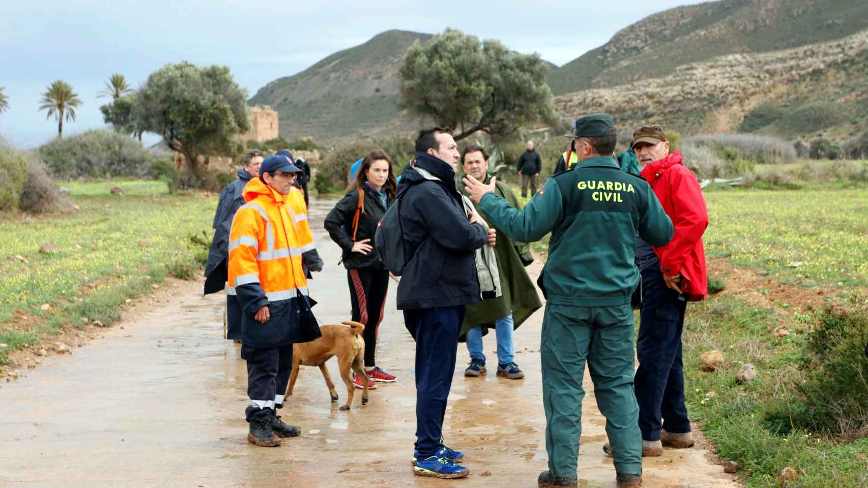 El dispositivo de búsqueda que intenta localizar a Gabriel Cruz, el niño de 8 años desaparecido el pasado martes en Las Hortichuelas, Níjar (Almería).