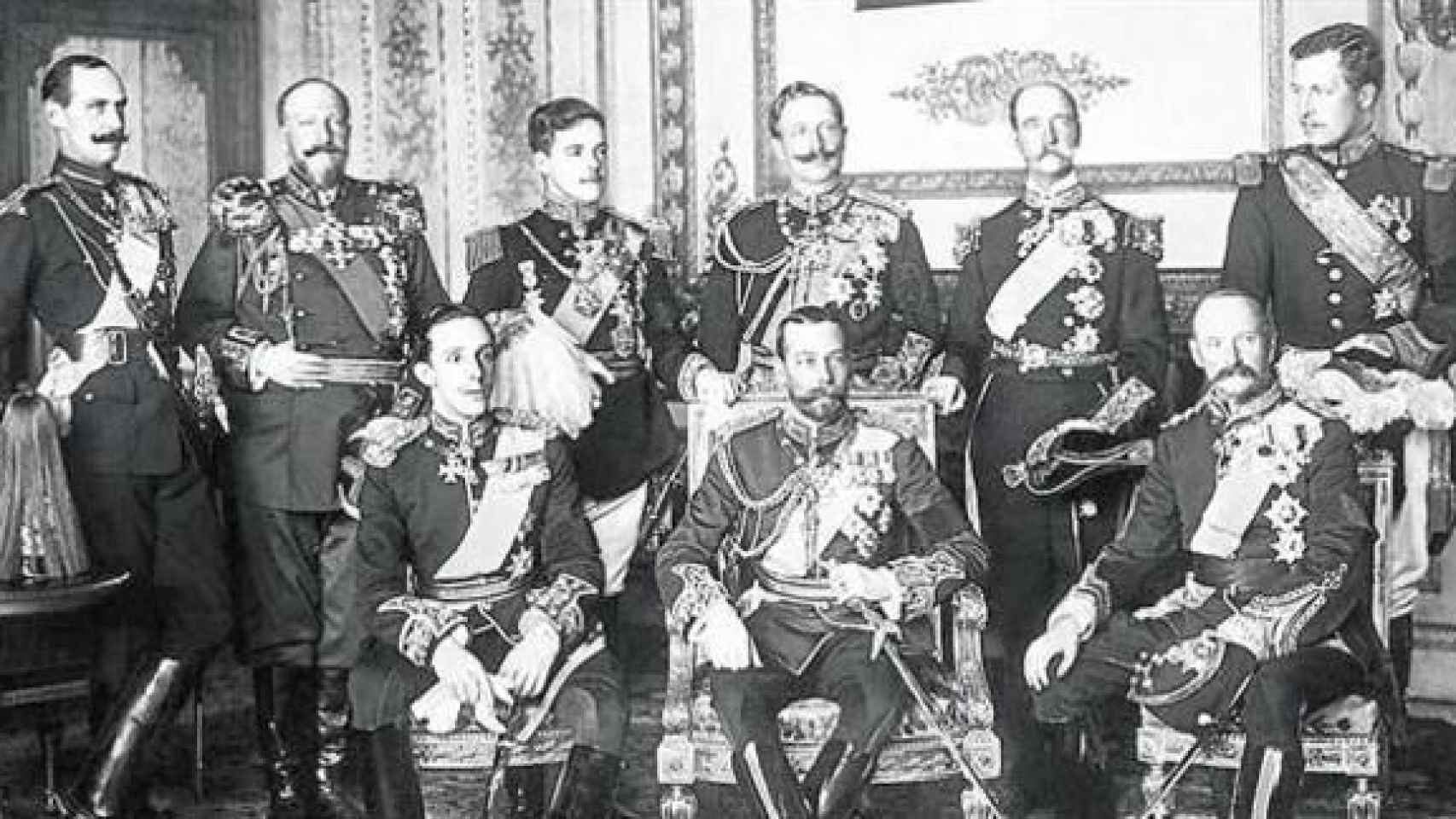 Alfonso XIII conocía a todos los monarcas de la época y pidió apoyo a su iniciativa.